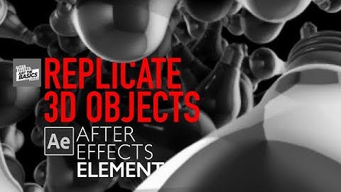After Effects: 3D object duplication | Tutorial, fast & easy! #3dobjects
