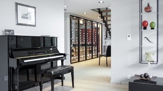 Discover another of our "CLASSIC" steel wine cabinet. This one was recently installed in a contemporary private house in the Lasne 