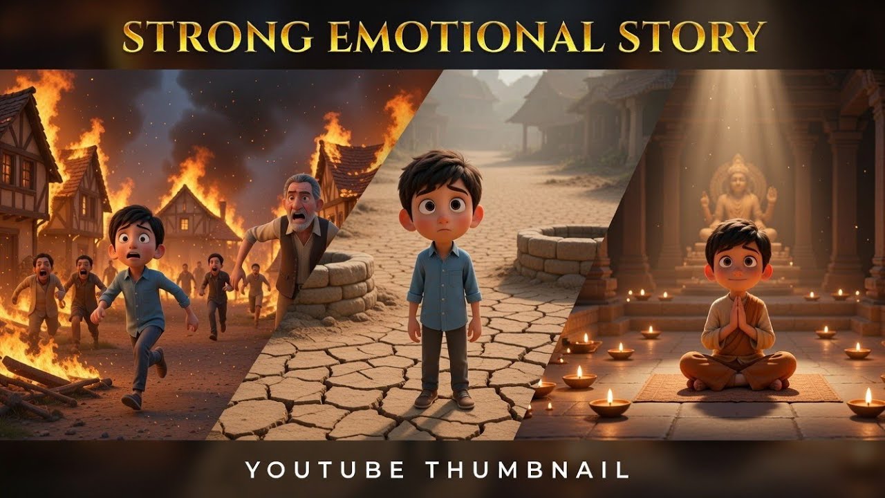 भगवान पर विश्वास नहीं किया… फिर जो हुआ उसने सब बदल दिया 😢 #aicartoon video l