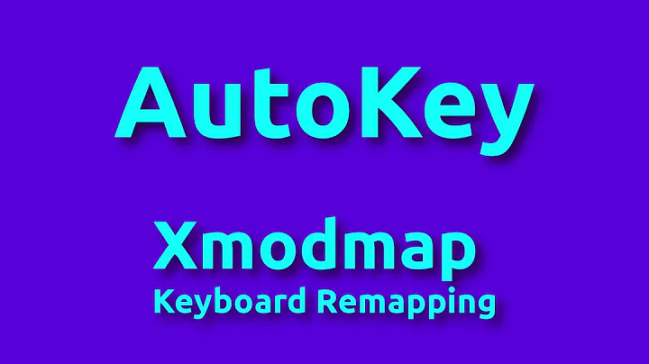 Linux AutoKey Keymapping to enable Function Key Modifiers using Xmodmap