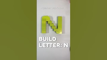 Alphabet Lego building. Letter "N". Learning Alphabet ABC. #legoduplo #abc #alphabet #learningabcs