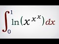 Интеграл ln(x^x^x)