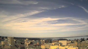 2015 April 14 Waves, Contrails, Cirrus, Smoke plume (northwest view)