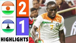 Niger vs Lesotho highlights (2-1) - Africa Cup of Nations - Qualification