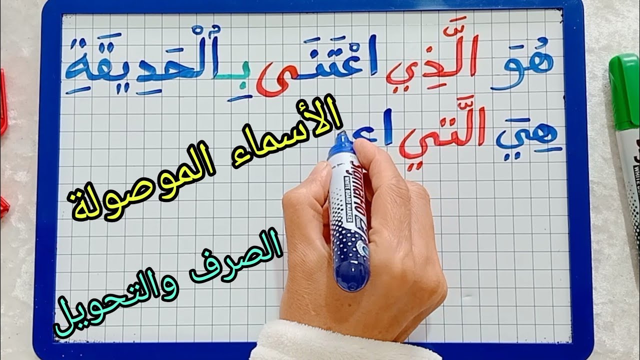 الدرس234: الأسماء الموصولة/تحويل جملة بها الاسم الموصول مع الضمائر للمبتدئين/قواعد الصرف والتحويل