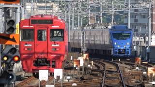 【珍事】朝の特急ソニックが大分駅手前で信号停車