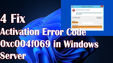 Activation Error Code 0xc004f069 in Windows Server - 4 Fix