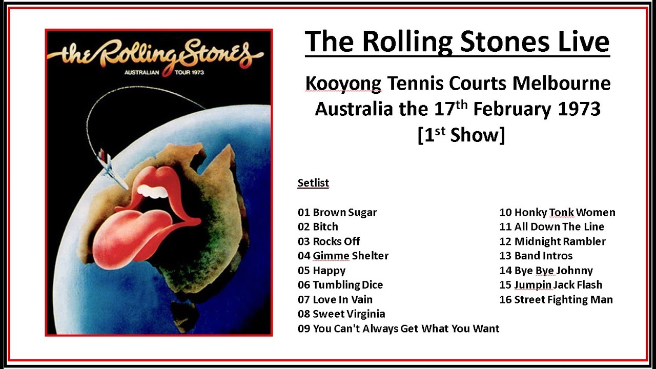 rolling stones melbourne tours