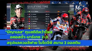 [MotoGP Austin] สรุปผลควอลิฟาย โมโตจีพี สนาม 3 ออสติน 