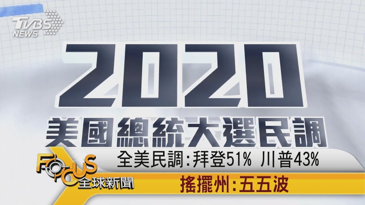 美國大選倒數拜登民調能領先到最後!? 川普拚連任盼拿下\