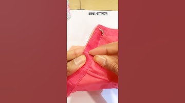 How to sew Hook loop /Easy method #shorts #youtubeshorts #reels