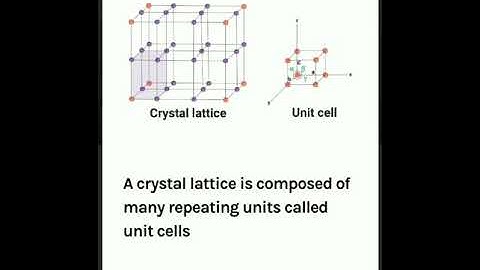To Find the density of unit cell: crystal lattice : chp 1 : Solid state