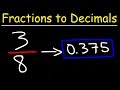 How To Convert Fractions to Decimals