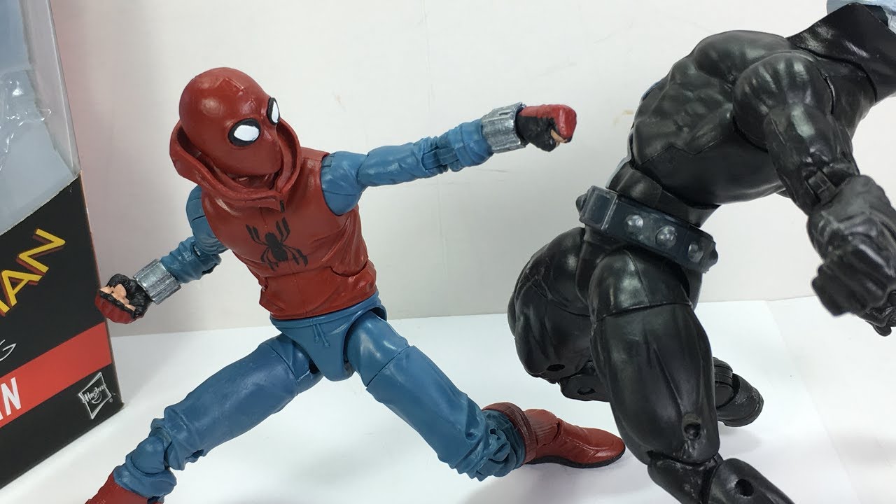 marvel legends spider man homemade suit