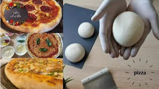 طريقة عمل البيتزا الايطالي في البيت بكل بساطة   :) pizza