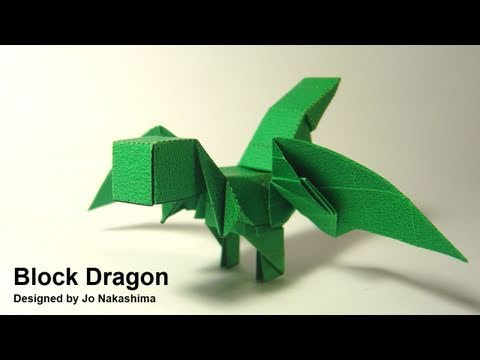 Origami Block Dragon (Jo Nakashima)