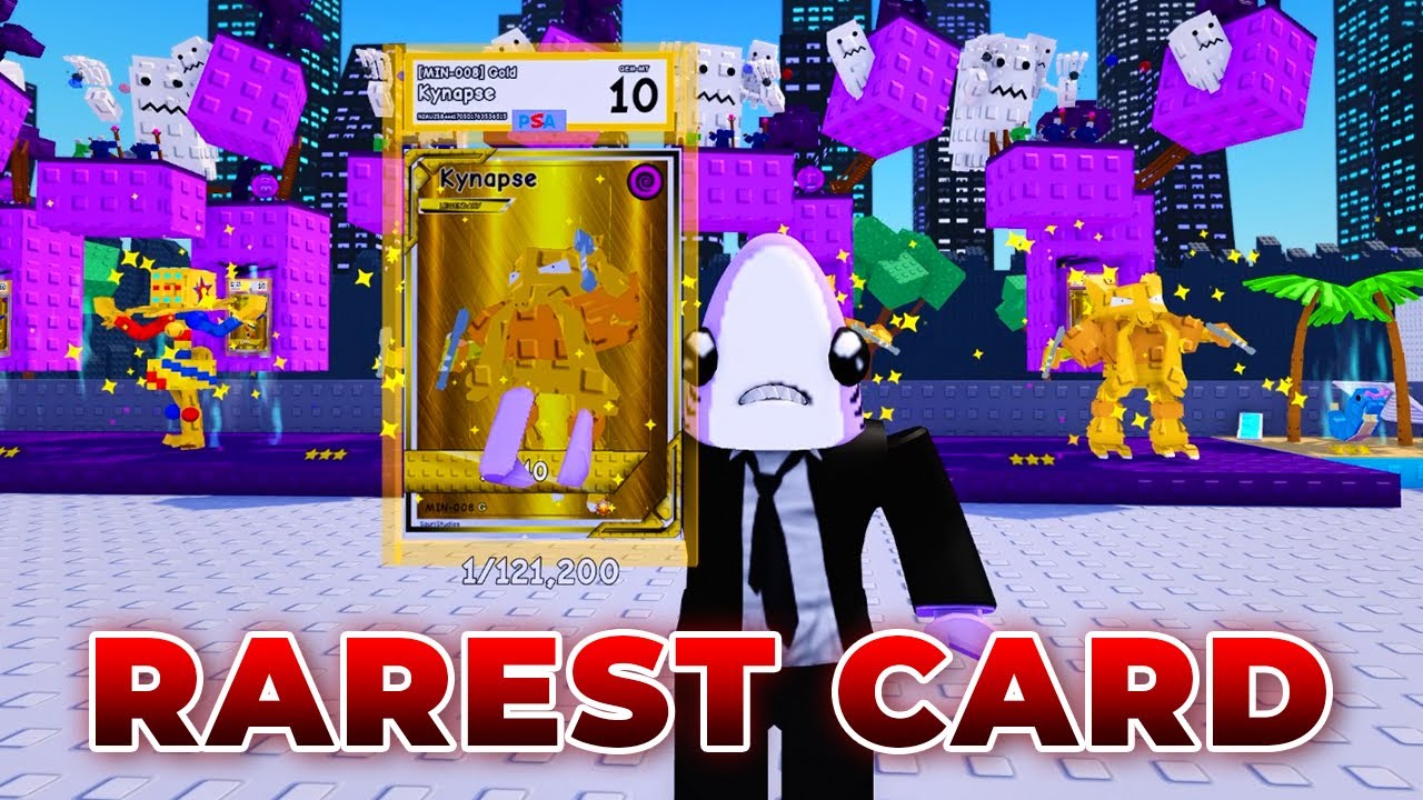 I Pulled the RAREST CARD in Roblox Card Collectors