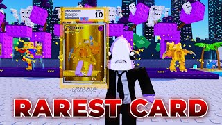 I Pulled The Rarest Card In Roblox Card Collectors