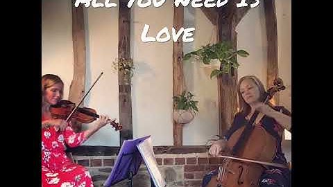 All You Need Is Love, The Beatles | Allini String Duo Cover