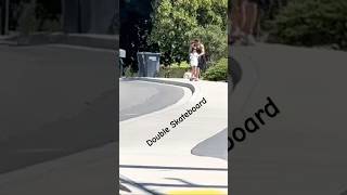 Double Skateboarding #viral #skateboarding#longboarding #skating #daughter#speed#fyp #viral#ftmw