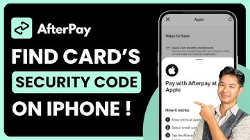 How to Find Afterpay Card Security Code on iPhone !