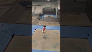 7years #kids #Airhouse #Kelowna #Training #Skiing #Summer #OffSeason #Trampolin #Ski #Freestyle