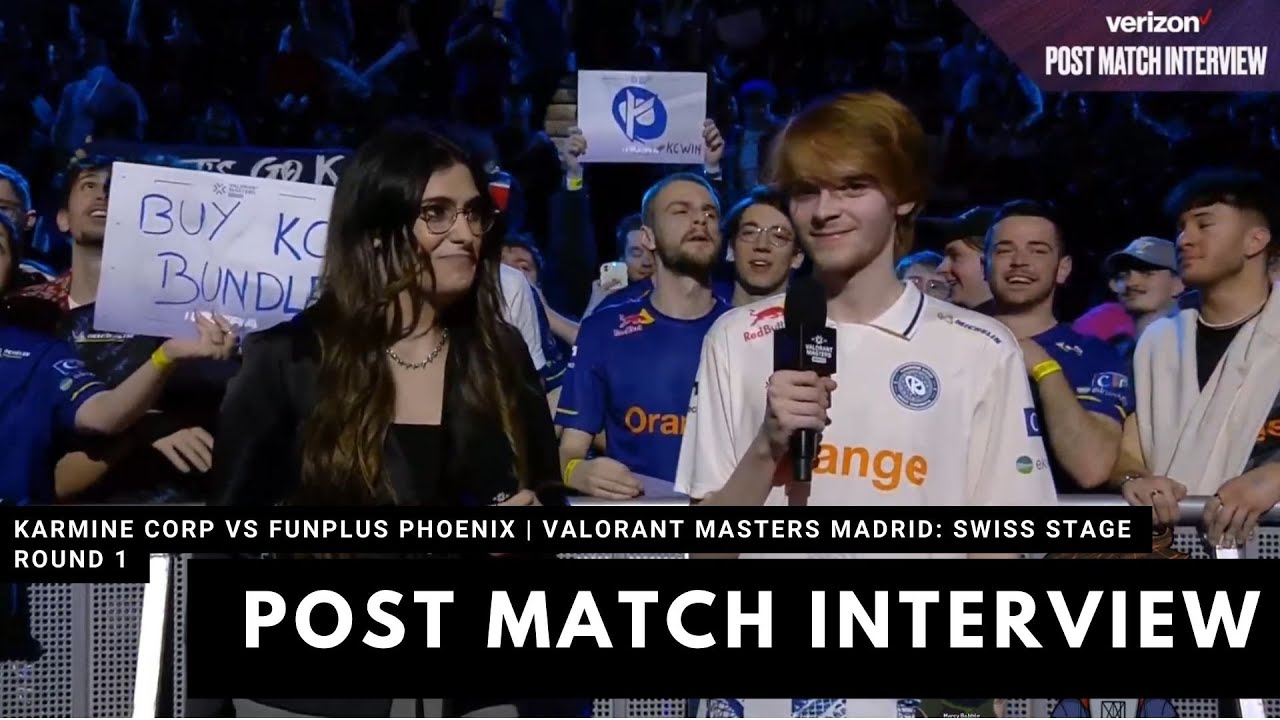 Karmine Corp vs FunPlus Phoenix Post Match Interview with N4RRATE | Valorant Masters Madrid