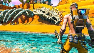 Exploring The New BORDERLANDS PANDORA in Fortnite..