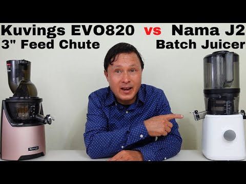 Nama J2 vs Kuvings EVO820 Evolution Slow Juicer Comparison Review