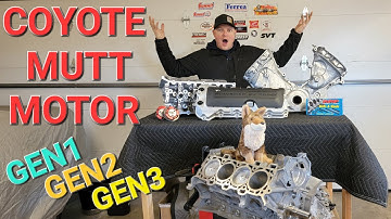 Coyote Mutt Motor! GEN1 GEN2 GEN3 Parts! 3-2-1 Coyote Build