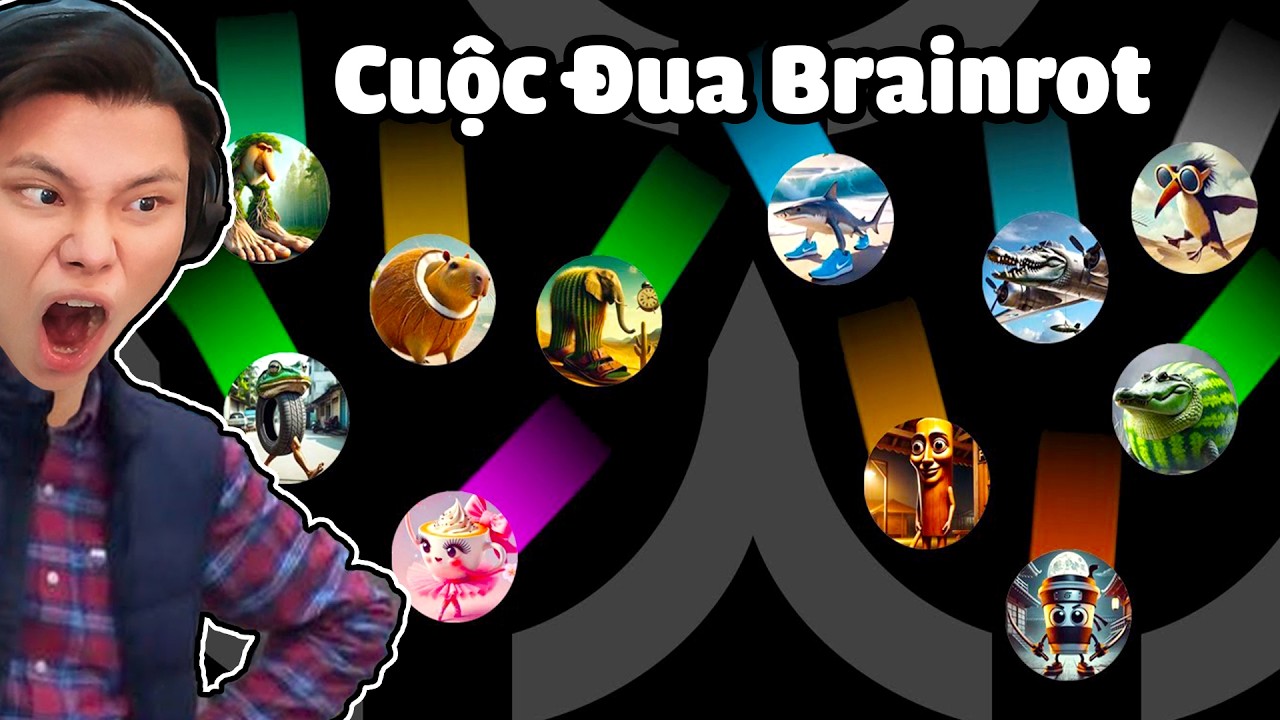 CUỘC ĐUA BÁNH XE BRAINROT TẠM BIỆT THẾ GIỚI🌍😇🌈JAYGRAY BUỒN BÃ TUNG TUNG SAHUR vs BẠN BÈ ĐÃ KẾT THÚC