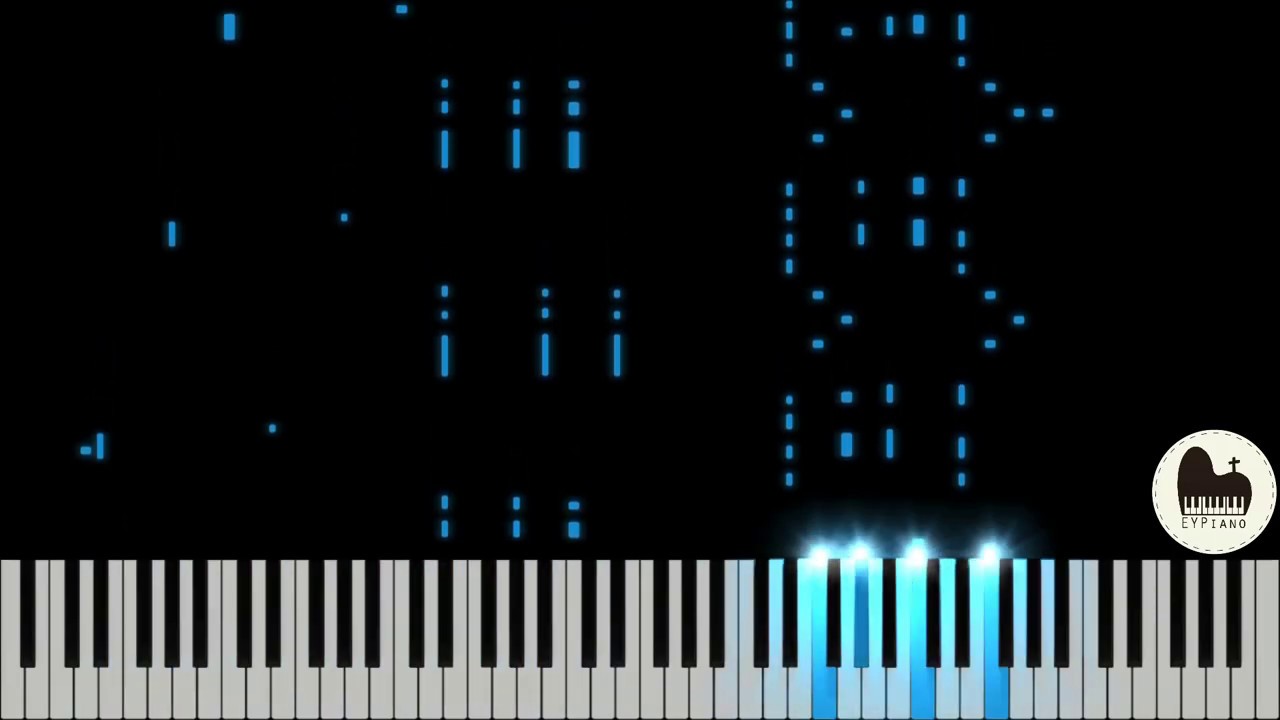 Mon Secours Est En Toi Impact Musique Piano Visualization By Eypiano Youtube