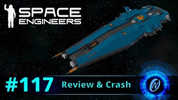Hiigaran Battlecruiser Review and Crash! Space Engineers Part 117