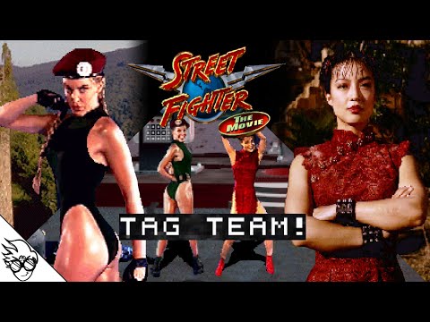 Street Fighter: The Movie (Arcade 1995) - Chun-Li/Cammy [Tag Team Mode: Playthrough/LongPlay]