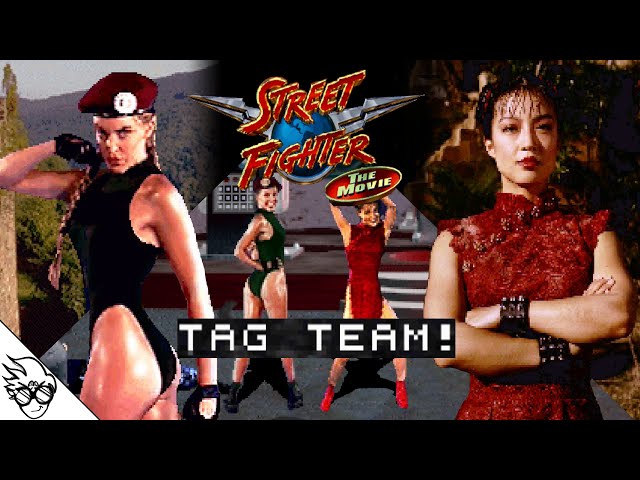 Street Fighter: The Movie (Arcade 1995) - Chun-Li/Cammy [Tag Team Mode:  Playthrough/LongPlay] 