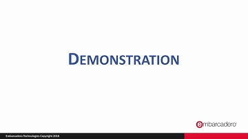 RAD Studio Berlin Enterprise Webinar Part 2 - FireDAC Database Access