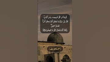 سورة يوسف الآية ١٧ و ١٨ بصوت الشيخ محمد صديق المنشاوي