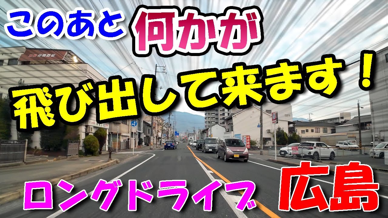 何かが飛び出して来た！【 広島ドライブ 】
