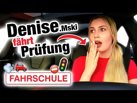 Praktische Führerscheinprüfung mit Denise.Mski 🤯 | Fischer Academy