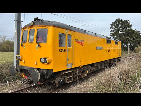 Network Rail 73951 route learning around Suffolk and Essex 18/4/22