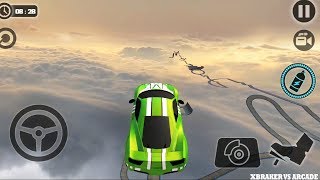 Impossible Car Tracks 3D: Green Car Driving Levels 10 to 12 - Android GamePlay 2019 screenshot 2