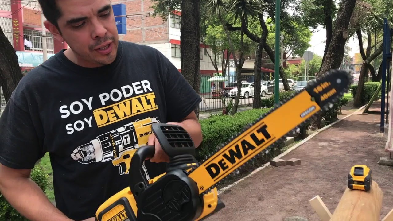 Sierra de cadena Dewalt Flexvolt 