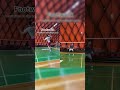 Badminton footwork to the backcourt #shorts #viral #badminton #bulutangkis