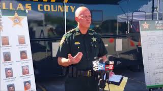 Sheriff's Press Conference for "Operation Drop The Hammer" with Surveillance Video- 2/19/2018