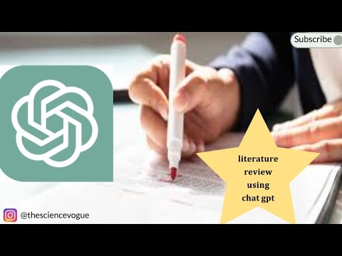 literature review chat gpt