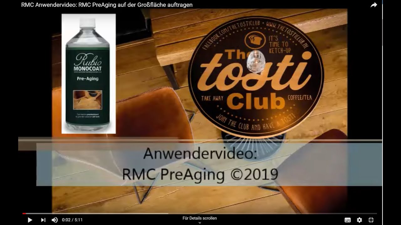 RMC Anwendervideo: RMC PreAging auf der Großfläche auftragen