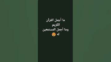 ما أجمل القرآن الكريم وما أجمل المستمعين له 😍.       #قرآن_كريم #تلاوة_خاشعة #راحة_نفسية