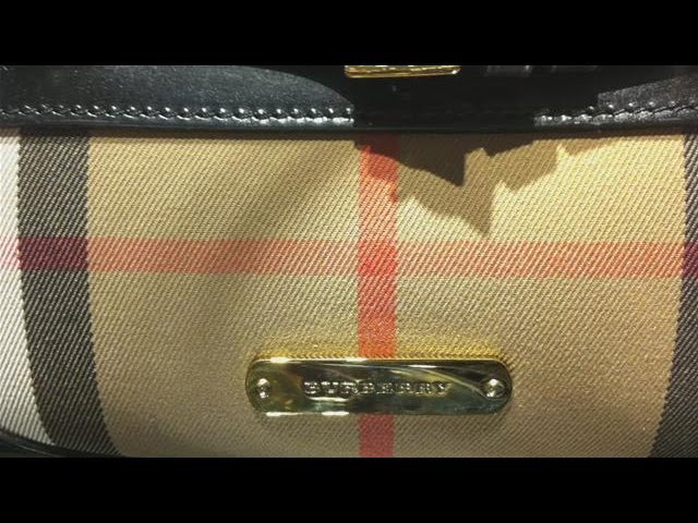 How To Recognize A Fake Burberry Handbag - YouTube