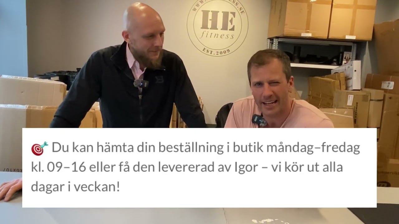 LAGERRENSNING MED GRATIS UTKÖRNING PÅ HEFITNESS