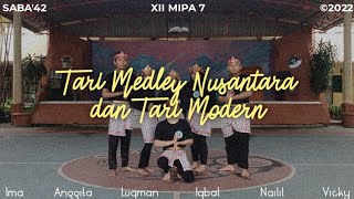 Tari Medley Nusantara | Tari Modern | XII MIPA 7 | SMA 1 Bae Kudus
